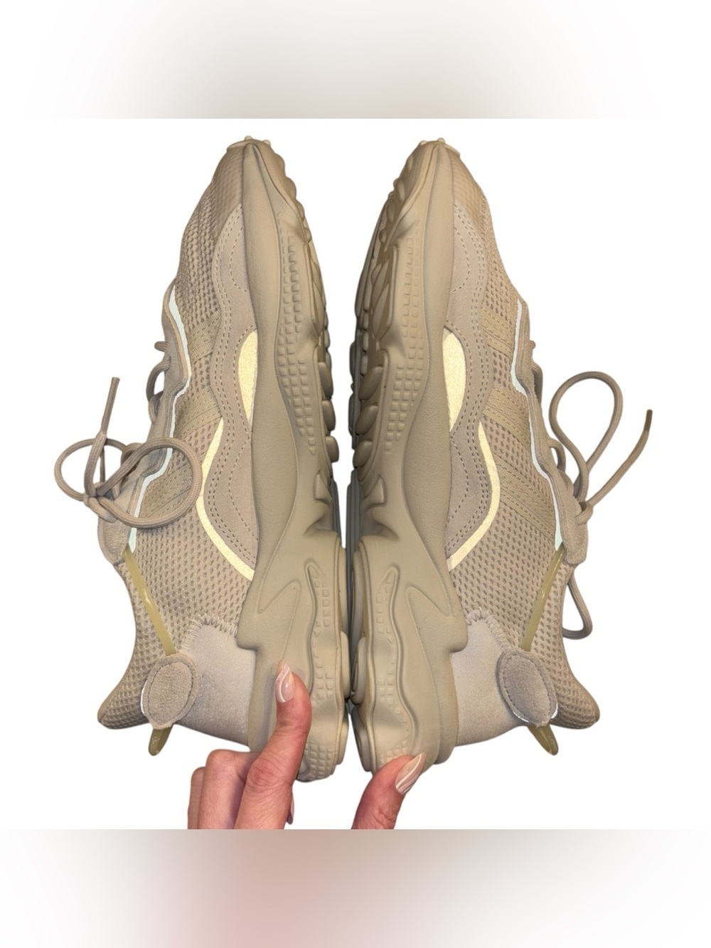 Adidas Ozweego Sneakers | Cream Beige | Women’s 9.5 - Picture 5 of 10